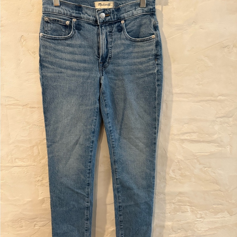 Madewell Women's Raw Edge Blue Jeans